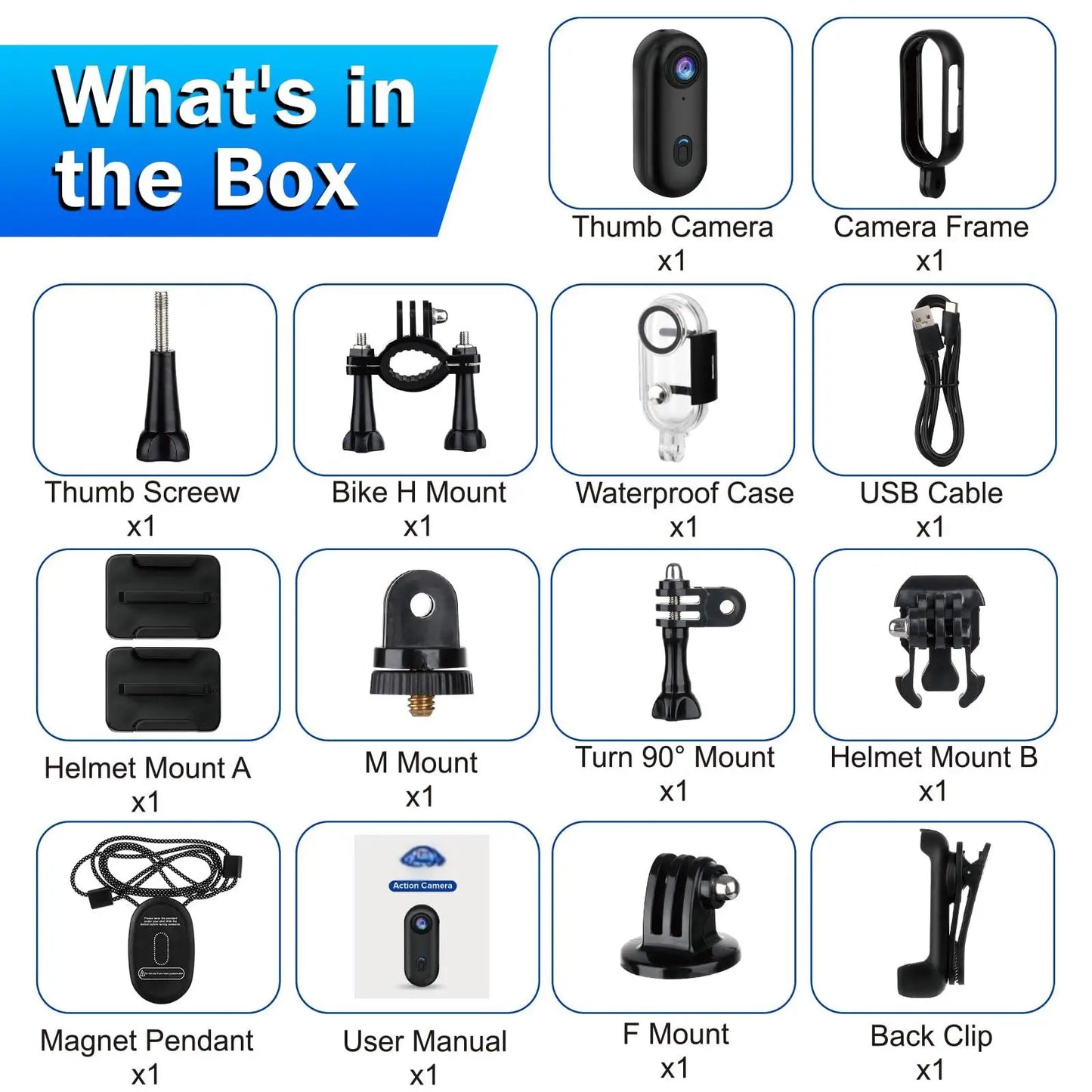 Fitatone™ 4K Mini Action Camera – Compact, Waterproof & Magnetic Cam for Sports, Cycling, and Everyday Adventures