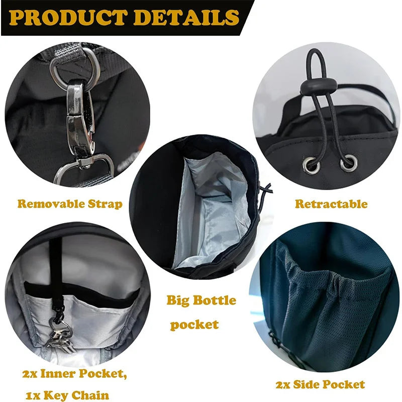 Magnetic Gym Bag That Holds It All — Water, Phone, Keys & Style