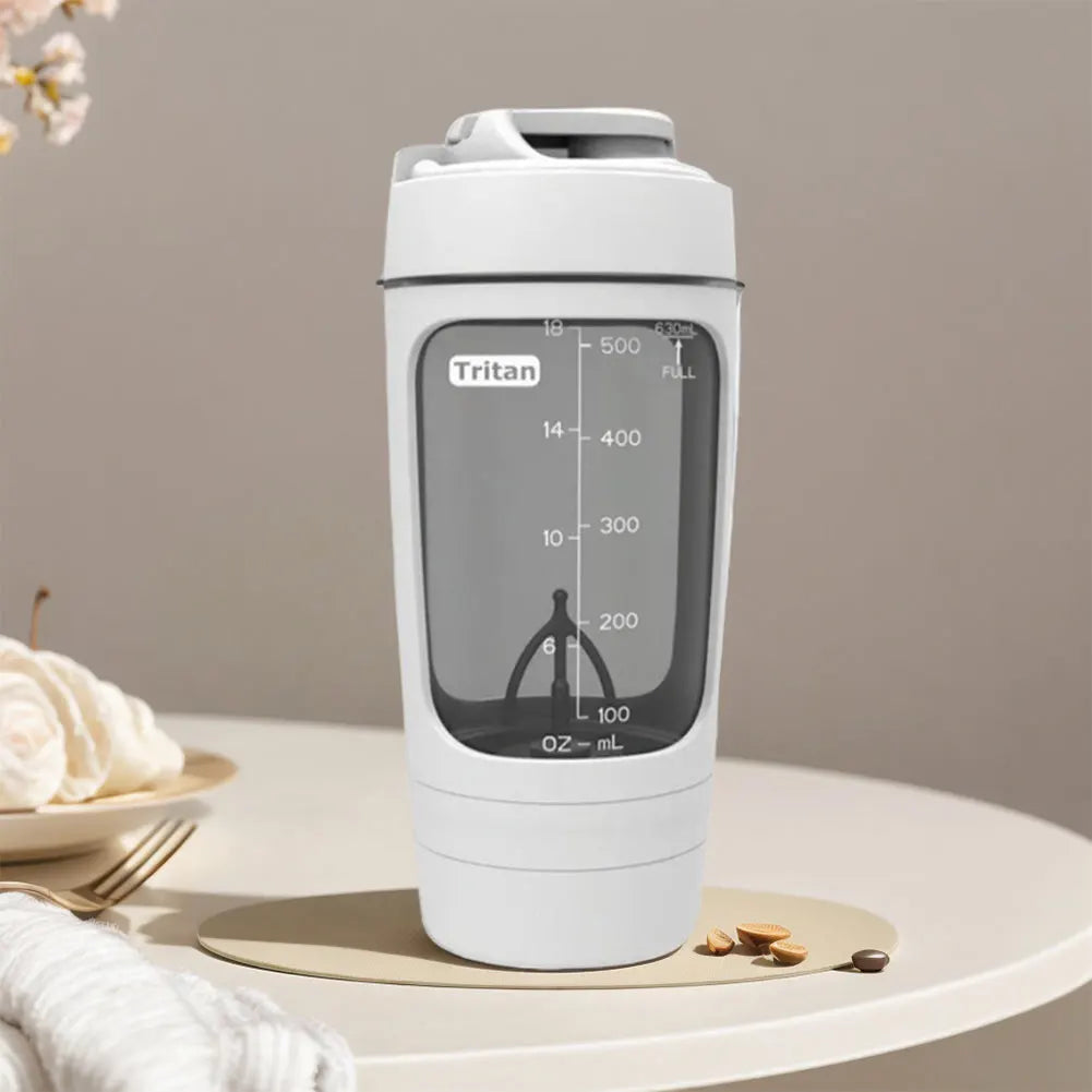 Fitatone™ AutoMix Shaker — Rechargeable Self-Stirring Bottle for Smooth, Effortless Blends