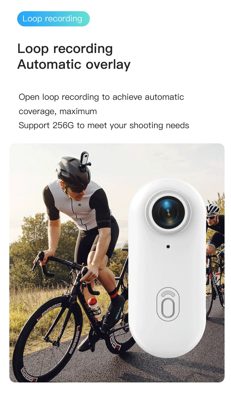 Fitatone™ 4K Mini Action Camera – Compact, Waterproof & Magnetic Cam for Sports, Cycling, and Everyday Adventures