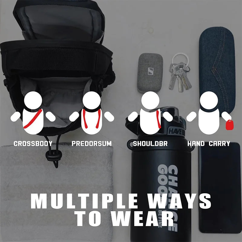 Magnetic Gym Bag That Holds It All — Water, Phone, Keys & Style