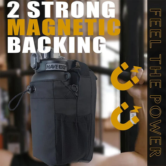 Magnetic Gym Bag That Holds It All — Water, Phone, Keys & Style